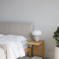 Eli Light Oak Wood End Table