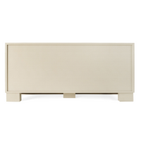 Elidi Modern Beige Shagreen & Brushed Brass Dresser
