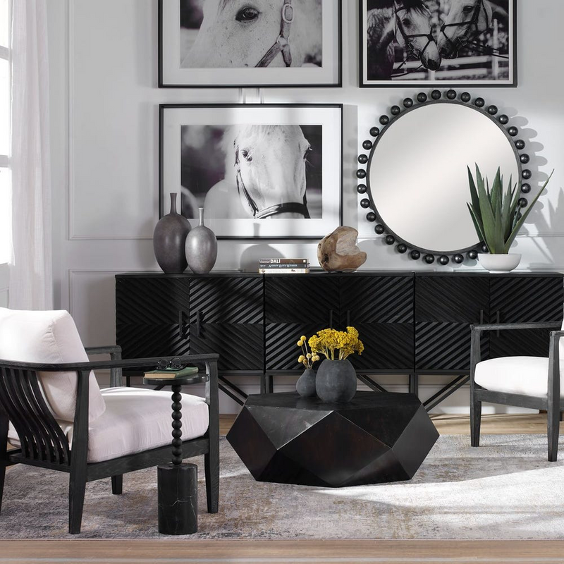 Lucia Small Black Coffee Table