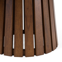 Turner Mid-Century Modern Walnut Extendable Dining Set