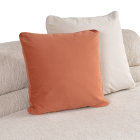 Lillian Modern Beige Curved Sectional Sofa