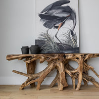 Natural Console Table - Small