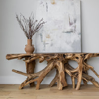 Natural Console Table - Small