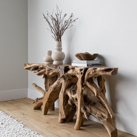 Natural Console Table - Small