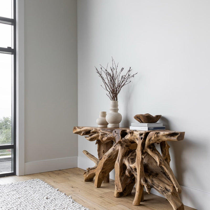 Natural Console Table - Small