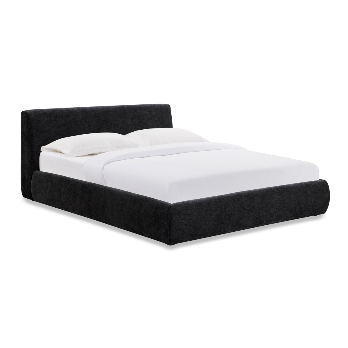 Trisha Black Velvet Bed