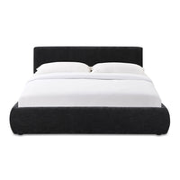 Trisha Black Velvet Bed