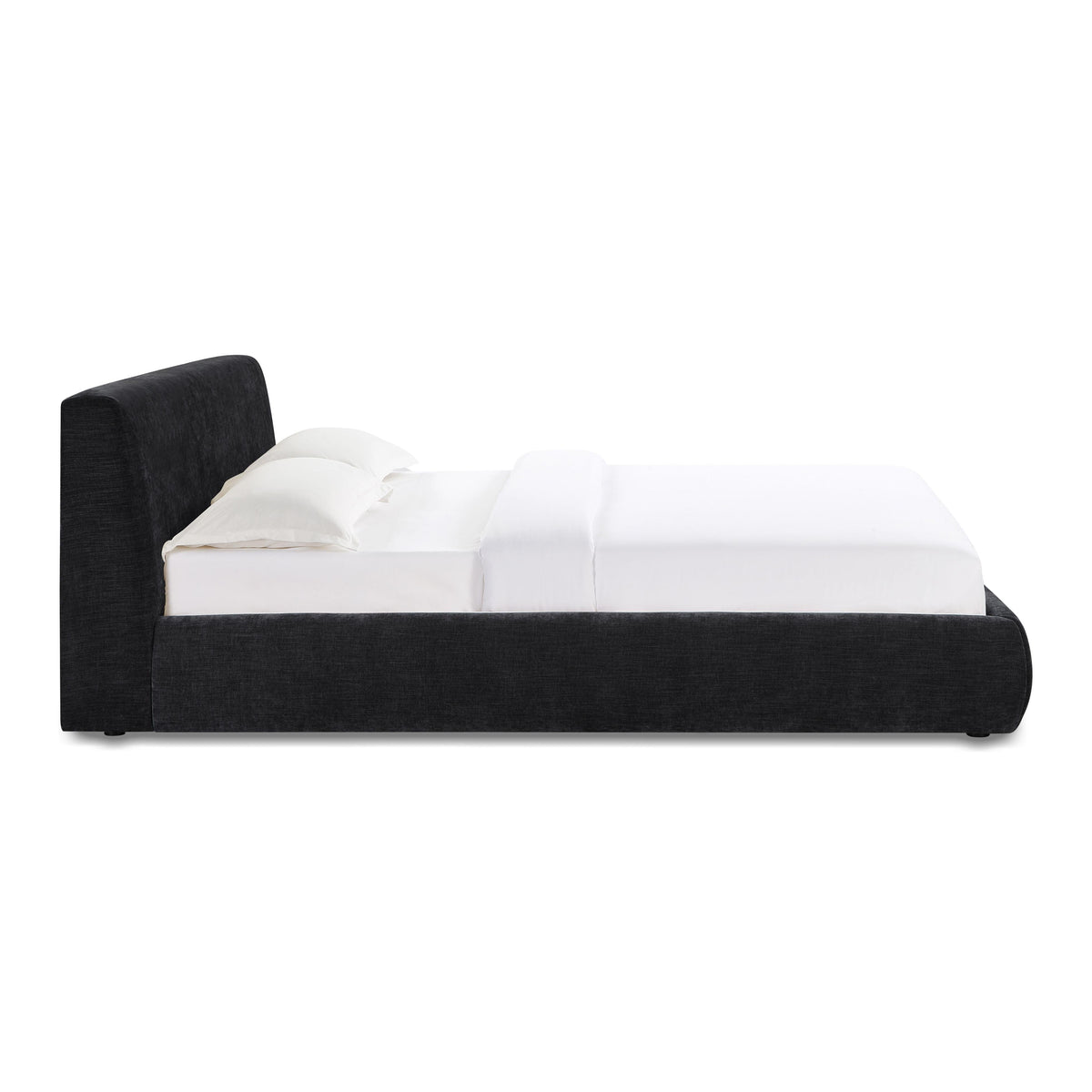 Trisha Black Velvet Bed