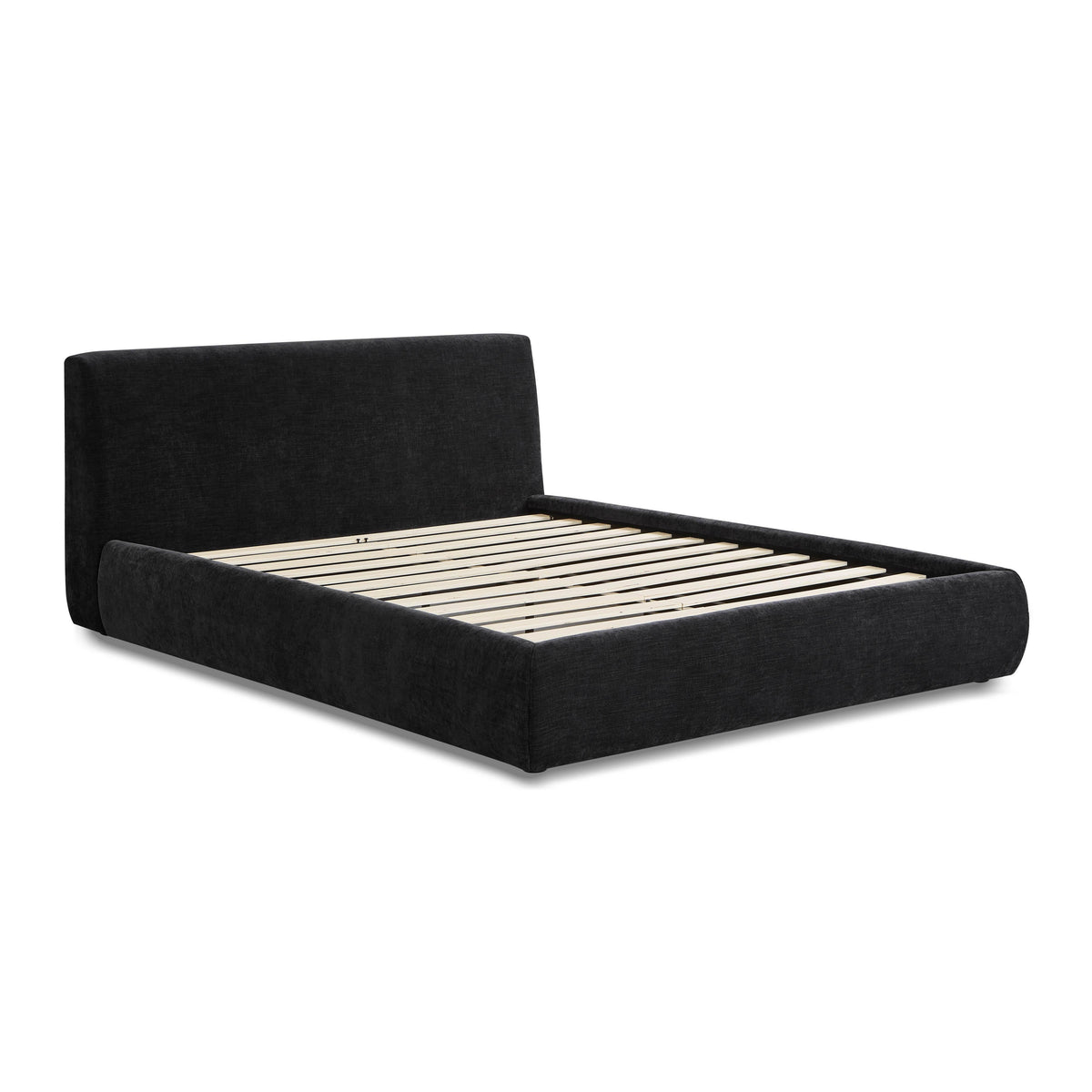 Trisha Black Velvet Bed