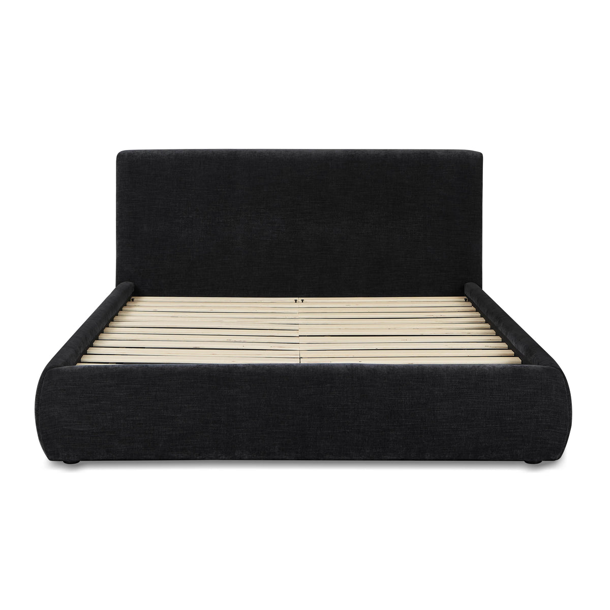 Trisha Black Velvet Bed