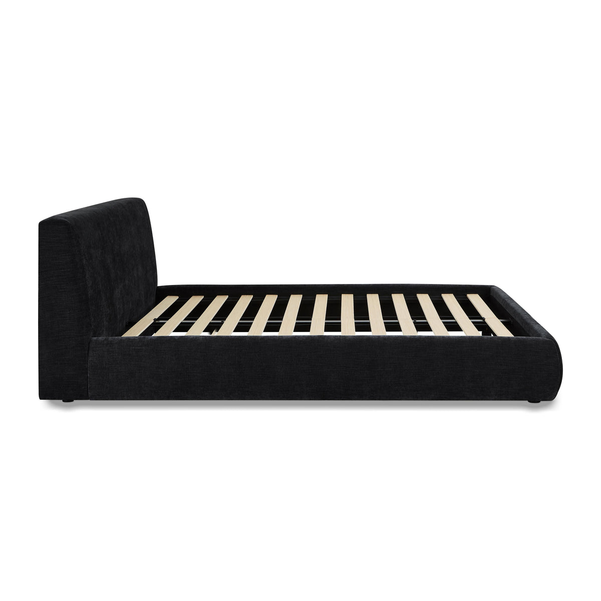 Trisha Black Velvet Bed