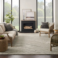 Refined Grey Modern Movement Area Rug - Elegance Collection