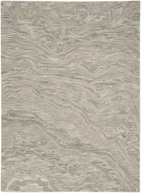 Refined Grey Modern Movement Area Rug - Elegance Collection