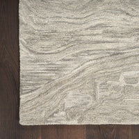 Refined Grey Modern Movement Area Rug - Elegance Collection