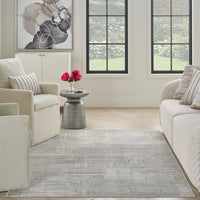 Glam Silver/Grey Modern Area Rug - Elegance Collection