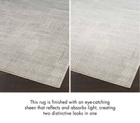 Glam Silver/Grey Modern Area Rug - Elegance Collection