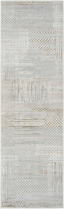 Glam Silver/Grey Modern Area Rug - Elegance Collection