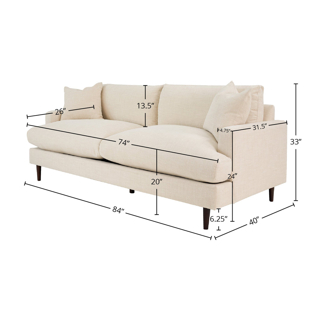Bronia 84* Beach Alabaster Sofa