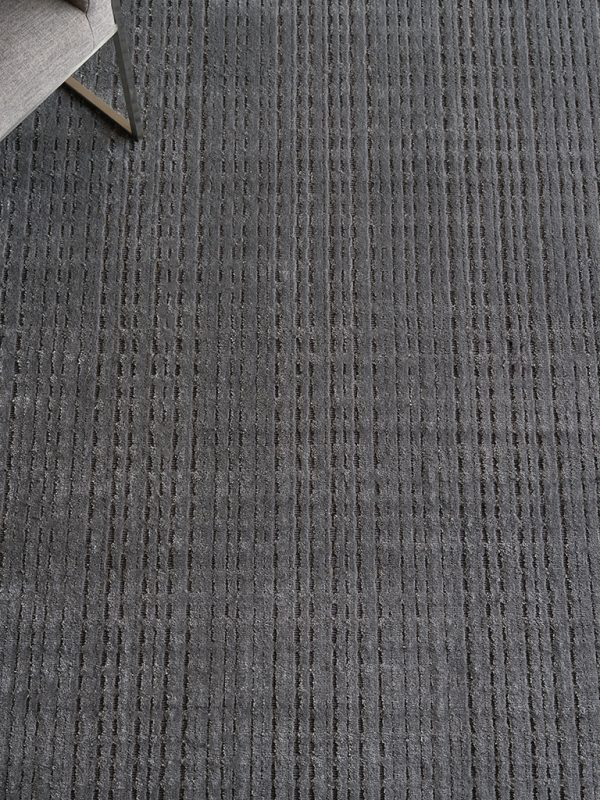 Rina Modern Grey Patterned Area Rug - Elegance Collection