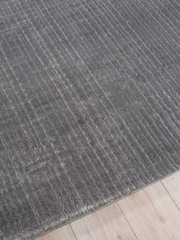 Rina Modern Grey Patterned Area Rug - Elegance Collection