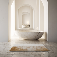 Sand Natural Luxury Bath Rug