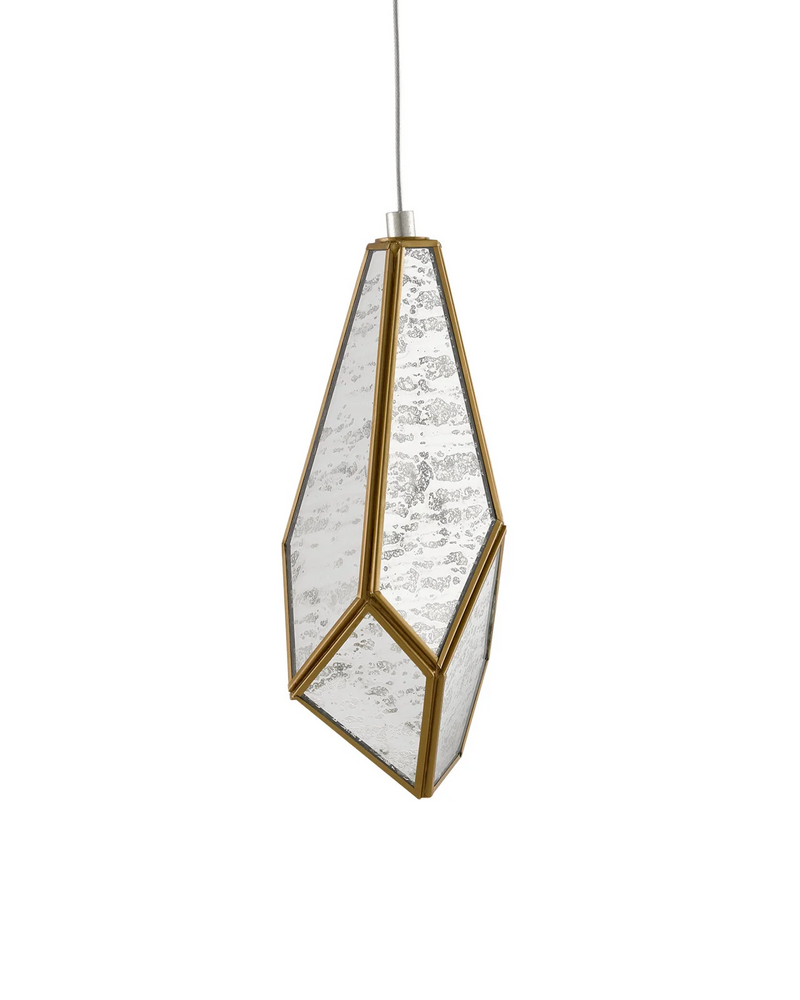 Glace Mirror 1-Light Multi-Drop Pendant