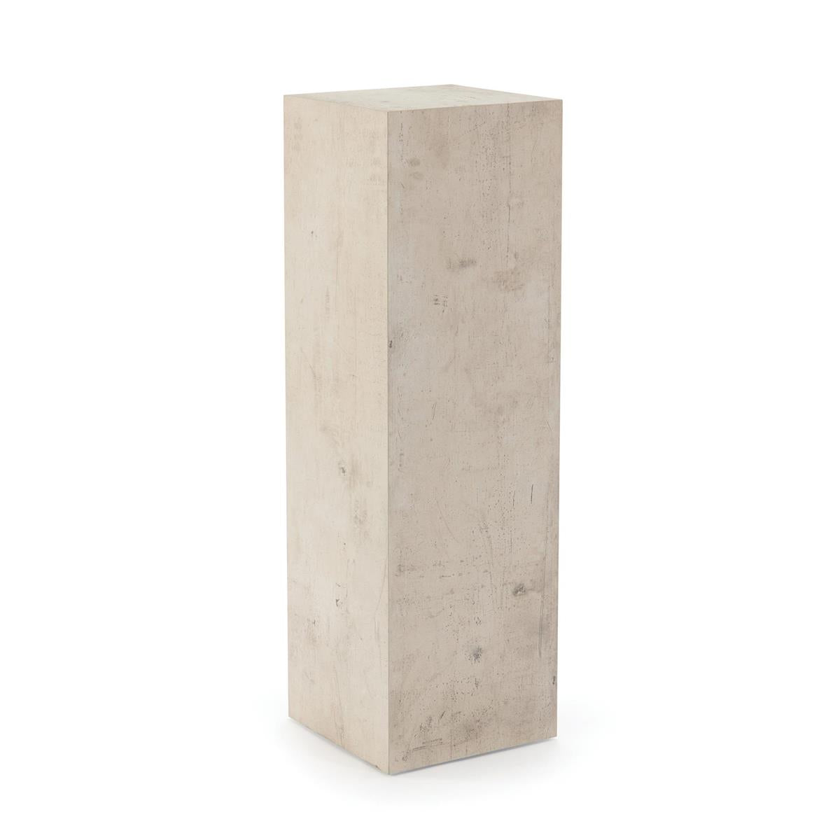 Lyanna Tiza Gesso Pedestal with Crystal Top