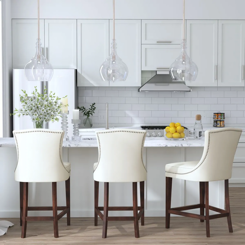 Drea Faux Leather Counter Stool