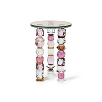 Amira European Artist Collection Crystal Accent Table