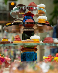 Amira European Artist Collection Crystal Cake Stand/Tray