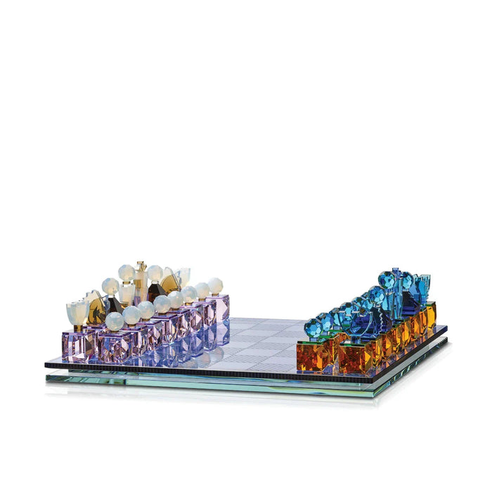 Amira European Artist Collection Crystal Chess Board Set