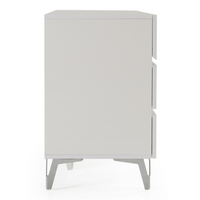 Fia 61” Modern White Gloss Dresser
