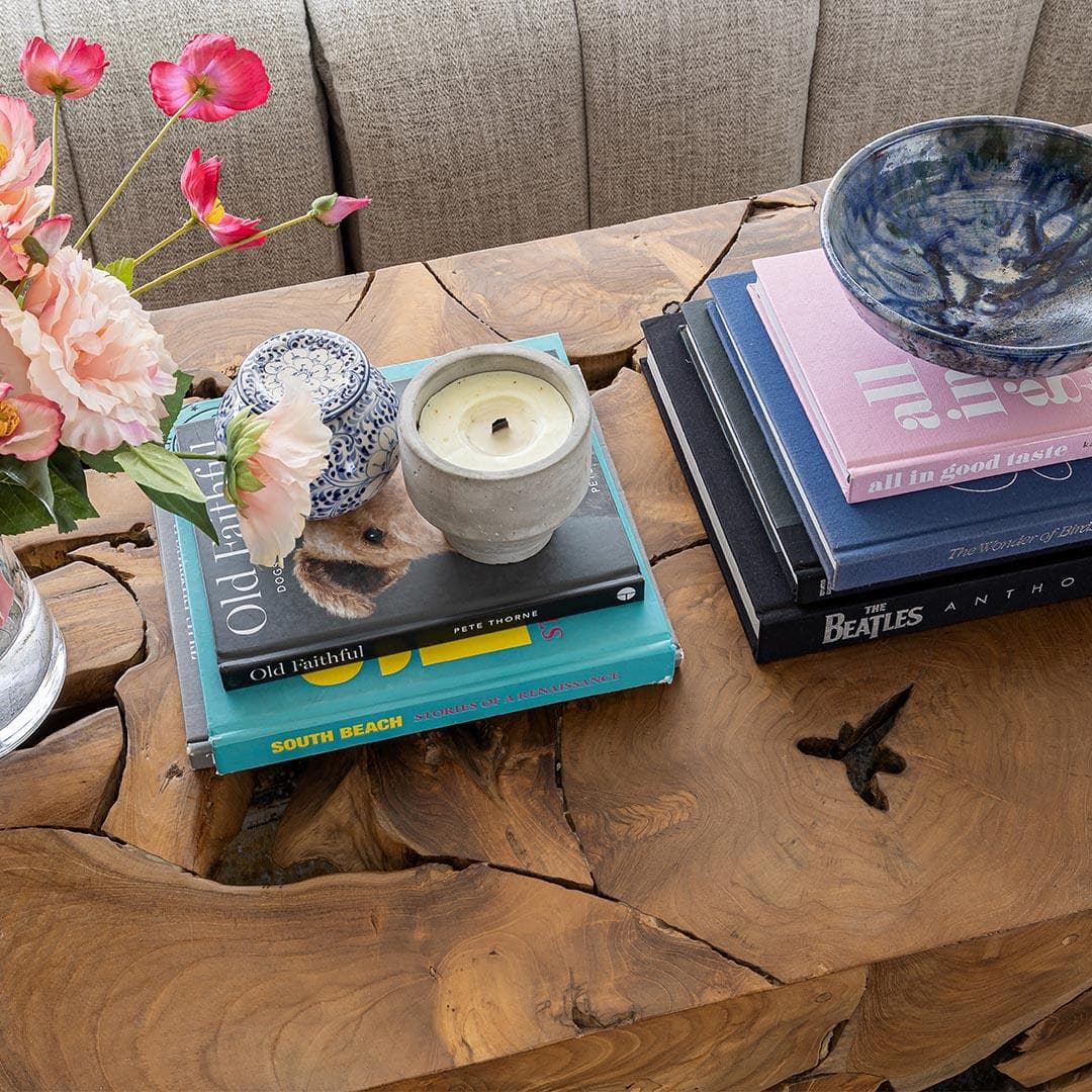 Natural 47” Teak Coffee Table