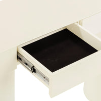 Mira 50” High Gloss Cream Console Table - Luxury Living Collection
