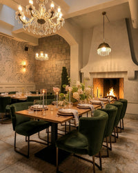 Kendall Olive And Gold Dining Chair