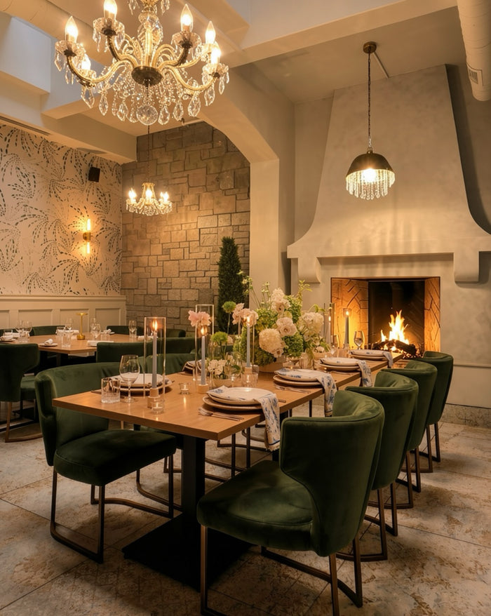 Kendall Olive And Gold Dining Chair