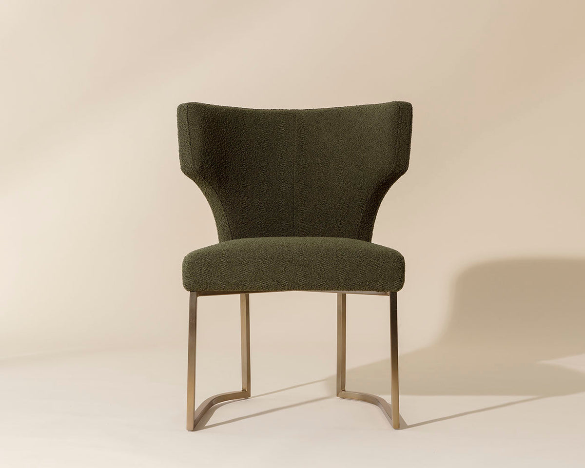 Kendall Olive And Gold Dining Chair