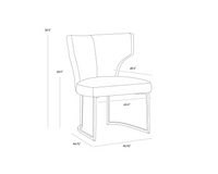 Kendall Olive And Gold Dining Chair