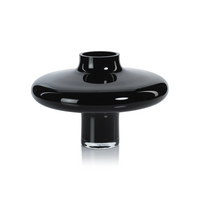 Lilly Handmade Black Glass Vase (3 Sizes Available)