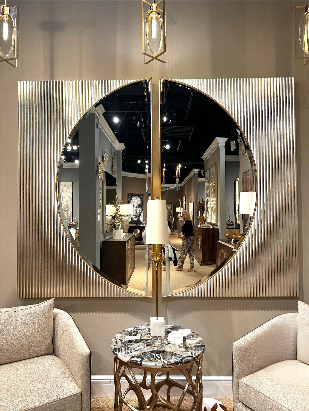 Bocca Oppulent Champagne Backlight Mirror