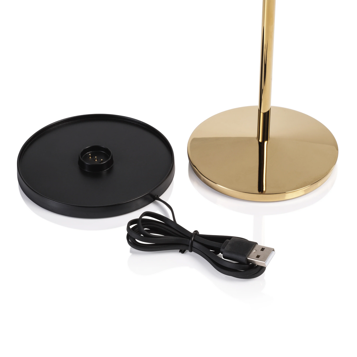 Rina Rechargeable Table Light - Polished Gold