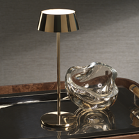 Rina Rechargeable Table Light - Polished Gold