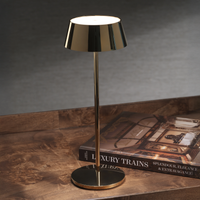 Rina Rechargeable Table Light - Polished Gold