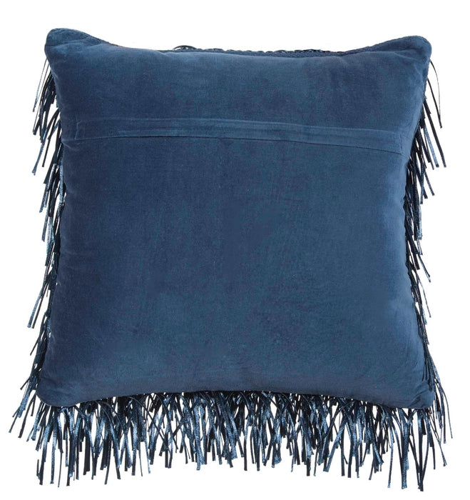 Mattea 20" x 20" Blue Throw Pillow - Elegance Collection (Copy)