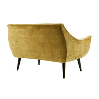Marigold Velvet Settee