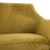Marigold Velvet Settee