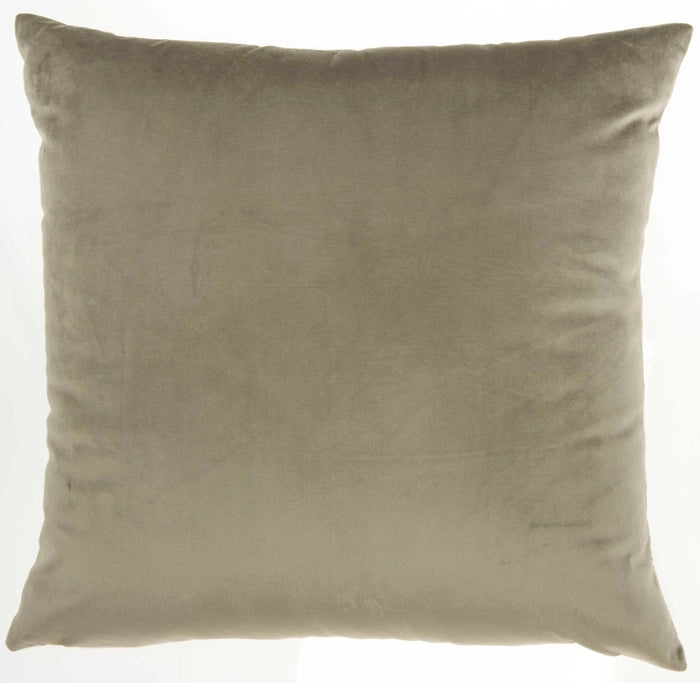 Ravenna 18" x 18" Beige Throw Pillow - Elegance Collection