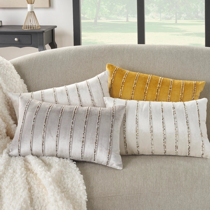 Lilou Ivory Throw Pillow - Elegance Collection