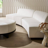 Islander 67" Vanilla Performance Bouclé Sofa (Right & Left Available)