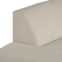 Islander 67" Vanilla Performance Bouclé Sofa (Right & Left Available)